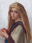 William-Adolphe Bouguereau Girl with a pomegranate